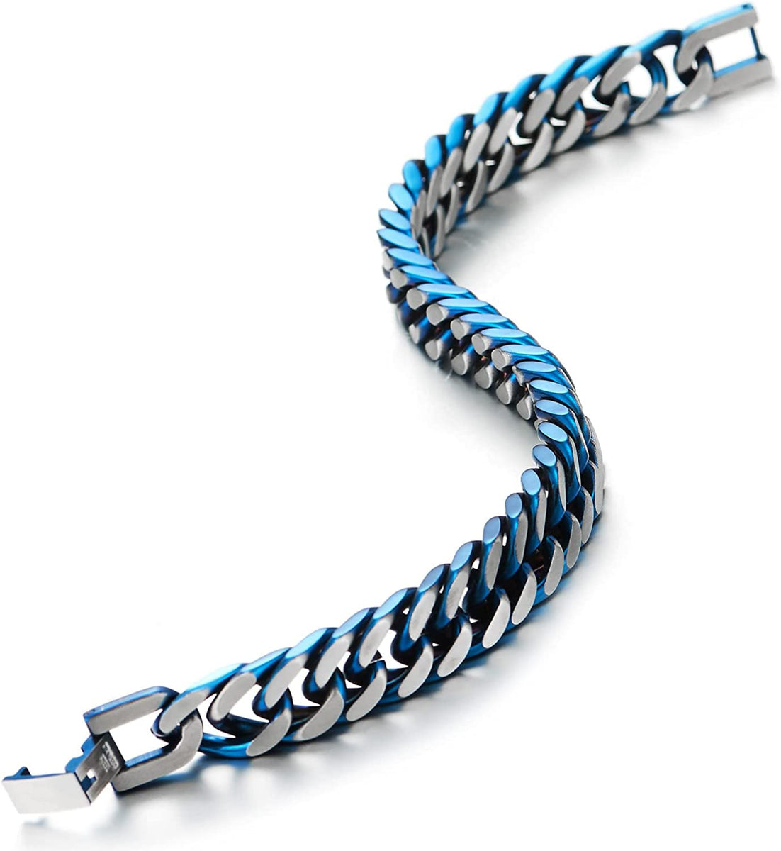 COOLSTEELANDBEYOND Unique Design - Men's Stainless Steel Boxing Glove Curb Chain Bracelet - Silver Color - Polished, 8.35 inch, Stainless Steel, Not Applicable, Stainless Steel, not aplication COOLSTEELANDBEYOND Unique Design - Men's Stainless Steel Boxing Glove Curb Chain Bracelet - Silver Color - Polished, 8.35 inch, Stainless Steel, Not Applicable, Stainless Steel, not aplication