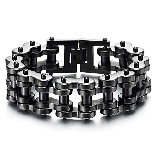 Heavy Sturdy Stainless Steel Motorcycle Bike Biker Chain Bracelet