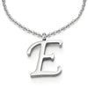 Womens Mens Steel Name Initial Alphabet Letter 26 A to Z Pendant Necklace with 20 inches Chain - COOLSTEELANDBEYOND Jewelry