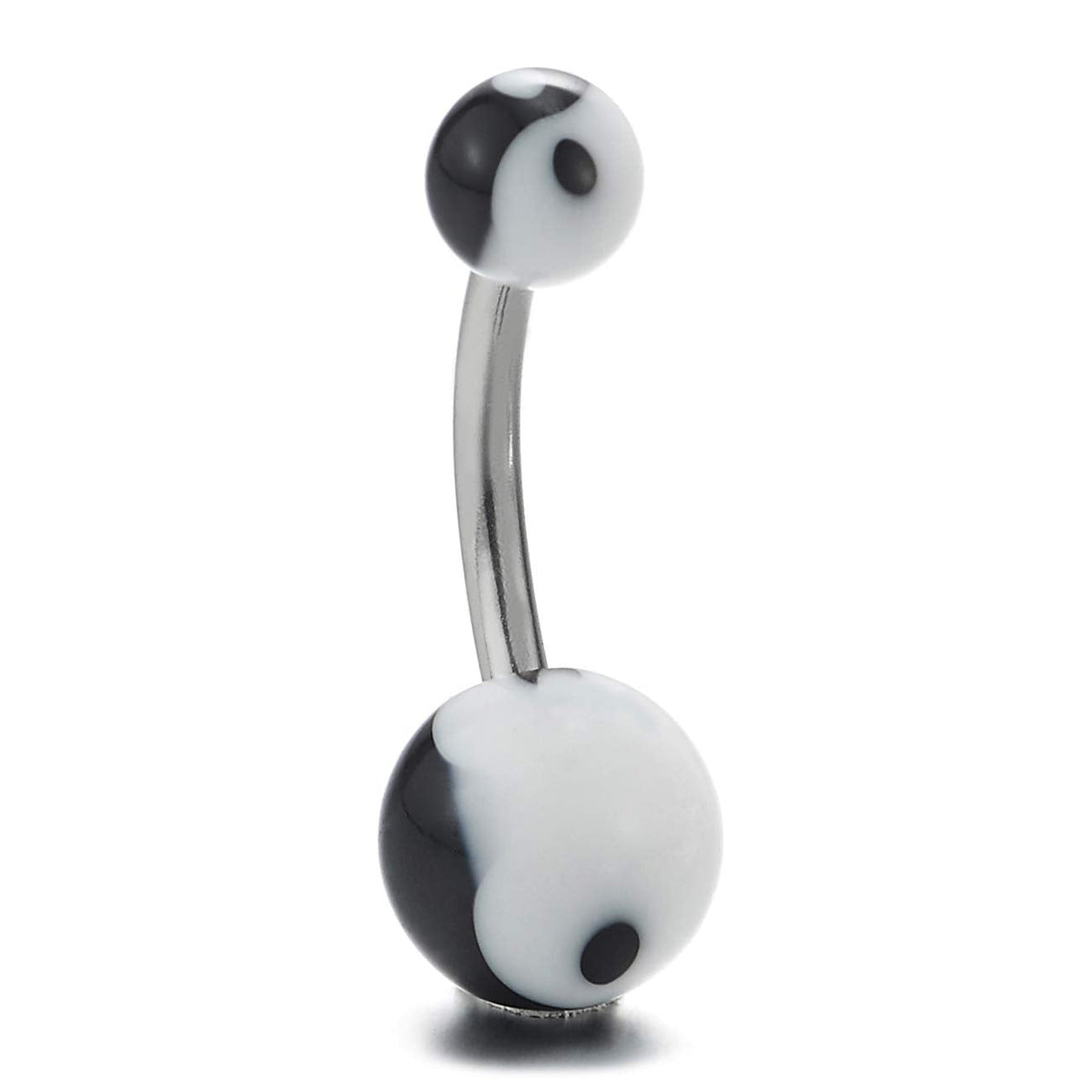 Yin yang belly hot sale button ring