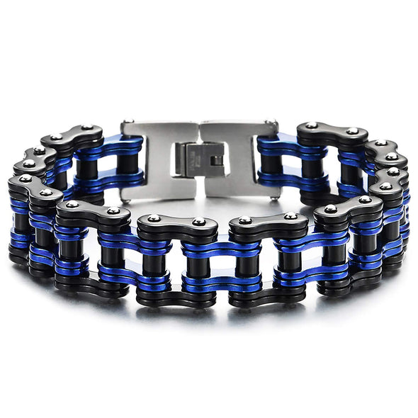 COOLSTEELANDBEYOND Acciaio Braccialetto del Due Filo Intrecciato Byzantine Catena, Bracciale da Uomo, con Lupo Testa e Chiusura a Molla COOLSTEELANDBEYOND Acciaio Braccialetto del Due Filo Intrecciato Byzantine Catena, Bracciale da Uomo, con Lupo Testa e Chiusura a Molla