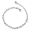 Link Chain Anklet Bracelet with Charms of Dolphins, Balls and Jingle Bell, Adjustable - COOLSTEELANDBEYOND Jewelry