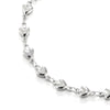 COOLSTEELANDBEYOND Stainless Steel Puff Hearts Link Chain Anklet Bracelet for Women - COOLSTEELANDBEYOND Jewelry