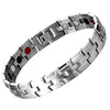 COOLSTEELANDBEYOND Exquisite Stainless Steel Man's Link Bracelet with Free Link Removal Kit - coolsteelandbeyond