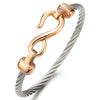 COOLSTEELANDBEYOND Stainless Steel Infinity Love Bangle Bracelet for Women and - COOLSTEELANDBEYOND Jewelry