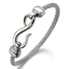 COOLSTEELANDBEYOND Stainless Steel Infinity Love Bangle Bracelet for Women and - COOLSTEELANDBEYOND Jewelry