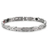 COOLSTEELANDBEYOND Stainless Steel Mens Womens Link Bracelet, Free Link Removal Kit - coolsteelandbeyond