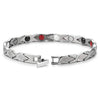COOLSTEELANDBEYOND Stainless Steel Mens Womens Link Bracelet, Free Link Removal Kit - coolsteelandbeyond