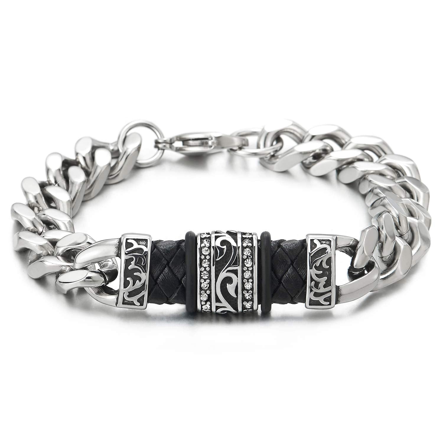 Chain Bracelet Tribal Steel Men's Bracelets 9