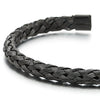 Elastic Adjustable Stainless Steel Braided Interwoven Cable Bangle Bracelet for Men Women Polished - coolsteelandbeyond