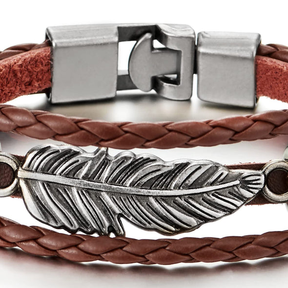 Festive Leather Wrap Bracelets — Nagare Boutique
