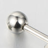 1 Pair Satin Heart Stud Earrings Stainless Steel, Screw Back, 2pcs - COOLSTEELANDBEYOND Jewelry