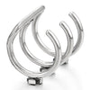2pcs Stainless Steel Ear Cuff Ear Clip with Cross Non-Piercing Clip On Earrings for Men Women - COOLSTEELANDBEYOND Jewelry
