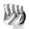 2PCS Stainless Steel Fist Hand Stud Earrings for Man Women, Unique, Screw Back - coolsteelandbeyond