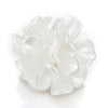 Fashion Style White Petals Flower Statement Stud Earrings Acrylic - COOLSTEELANDBEYOND Jewelry