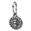 Men Women Steel Huggie Hinged Hoop Earring with Star Compass Cross Lion Head Dotted Circle Two-sided - coolsteelandbeyond