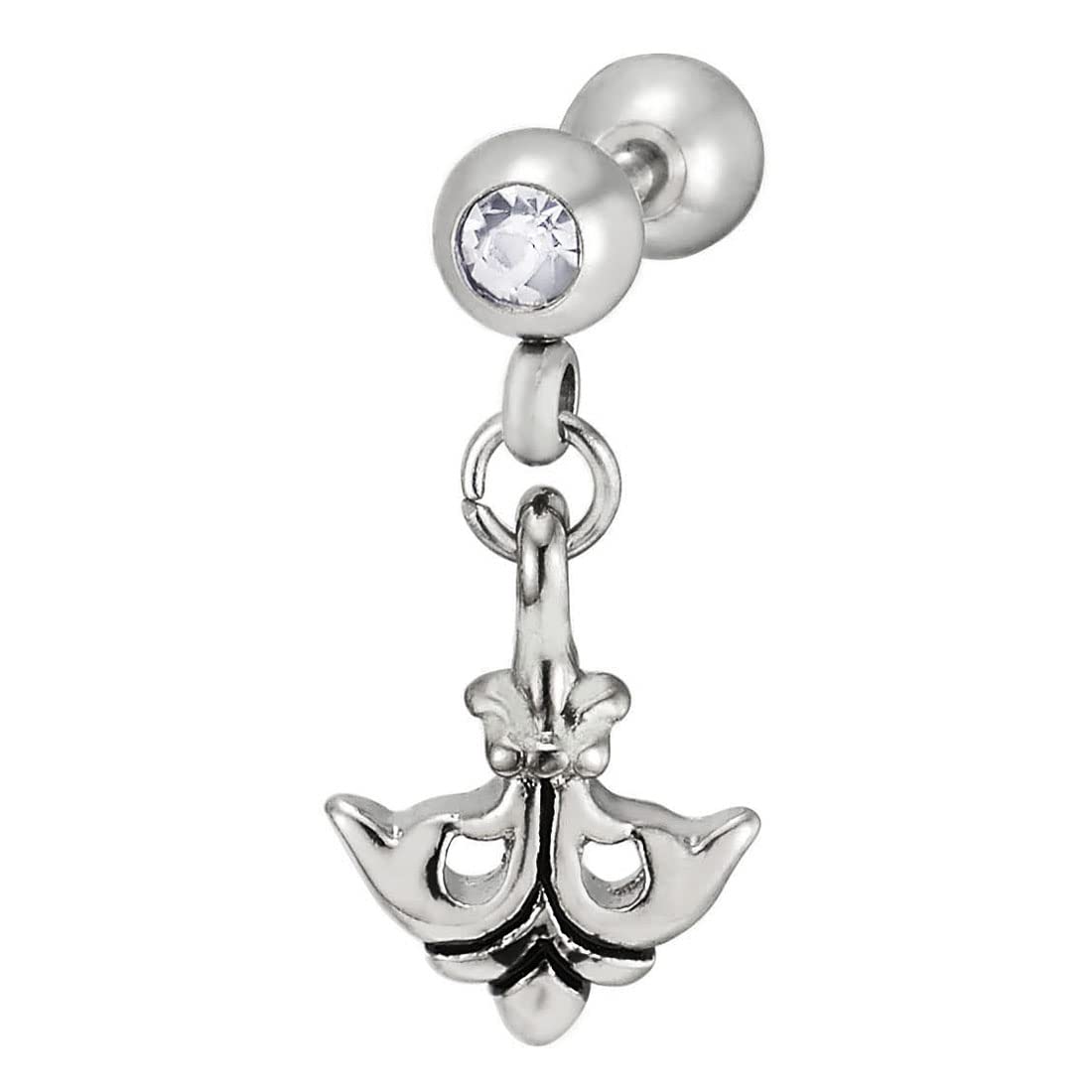  COOLSTEELANDBEYOND Mens Women Steel Screw Anchor