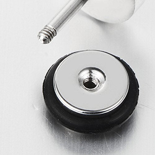Stainless Steel Geometric Maze Stud Earrings for Men for Women, Screw Back, 2pcs - COOLSTEELANDBEYOND Jewelry