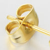 Tiny Small Stainless Steel Gold Color Horse Stud Earrings for Men Women, 2 pcs - COOLSTEELANDBEYOND Jewelry