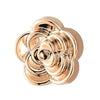 Unique Womens Magnetic Rose Gold Camellia Flower Stud Earring, Non-Piercing Clip On Fake Ear - COOLSTEELANDBEYOND Jewelry
