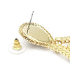 Wedding Rhinestone Synthetic Pearl Cluster Large Infinity Love Number 8 Long Drop Gold Earrings - COOLSTEELANDBEYOND Jewelry