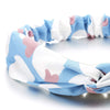 Boho Hippie Gypsy Summer White Polka Dots Pink Heart Blue Hair Head Wrap Headband Turban Hairband - COOLSTEELANDBEYOND Jewelry