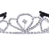 Cute Rhinestones Love Heart Tiara Crown Diadem Hair Hoop, Bridal Costume Party Prom Headband - COOLSTEELANDBEYOND Jewelry