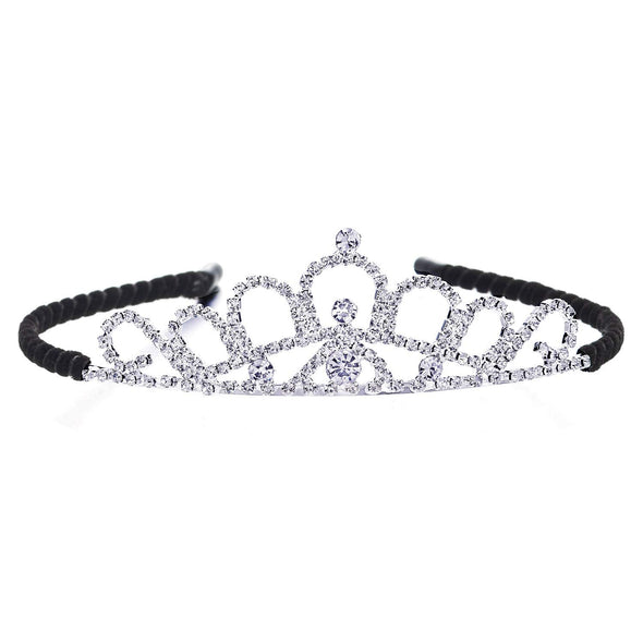 Elegant Rhinestones Crystal Tiara Crown Diadem Hair Hoop, Bridal Wedding Costume Party Prom Headband - COOLSTEELANDBEYOND Jewelry
