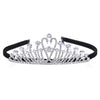 Luxury Pageant Love Heart Rhinestones Quinceanera Tiara Crown Diadem Hair Hoop Bridal Prom Headband - COOLSTEELANDBEYOND Jewelry