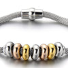 Stainless Steel Charm Bracelet for Women and with Stainless Steel Bead String - COOLSTEELANDBEYOND Jewelry