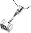 Stainless Steel Thrall Doom Hammer Pendant Necklace for Man with 30 inches Ball Chain - COOLSTEELANDBEYOND Jewelry