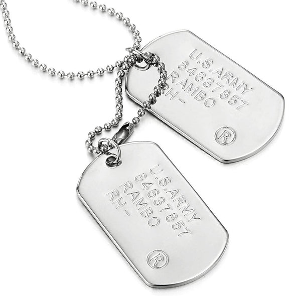 28 Inch Stainless Steel Ball Chain – 2.4 Mm Military Spec For Army Dog Tags – Made In USA