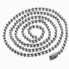 Mans Steel Ace Card Spade Poker Pendant Necklace, Silver Black, 23.6 in Ball Chain - COOLSTEELANDBEYOND Jewelry