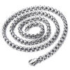 Mens Steel Vintage Flying Dragon Chinese Character Dog Tag Pendant Necklace Oxidized Black, Two-Side - COOLSTEELANDBEYOND Jewelry