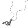 Mens Womens Vintage Lucky Goldfish Pendant Necklace Stainless Steel with 30 in Ball Chain, Unique - COOLSTEELANDBEYOND Jewelry