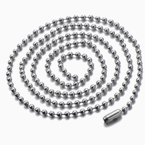 Minimalist Mens Women Steel Polished Cross Pendant Necklace with Sun Cross Wheel, 30 in Ball Chain - COOLSTEELANDBEYOND Jewelry