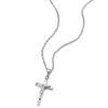 Small Jesus Christ Crucifix Cross Pendant Two-Layer Small Stainless Steel Necklace for Men Women - COOLSTEELANDBEYOND Jewelry