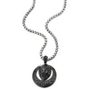 Stainless Steel Biker Lion Pendant Necklace with 30 Inches Steel Ball Chain - COOLSTEELANDBEYOND Jewelry