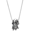 Steel Mens Womens Mat Black Octopus Skull Pendant Necklace with 23.6 inches Ball Chain, Gothic Punk - COOLSTEELANDBEYOND Jewelry
