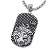 COOLSTEELANDBEYOND Vintage Mens Women Steel Horoscope Zodiac Signs Dog Tag Pendant Necklace, Twelve Constellations - coolsteelandbeyond