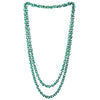 Green Wood Beads Long Chains Necklace, Multi-Strand, Dress Party Event Prom - coolsteelandbeyond