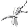Lovely Dragonfly Pendant Necklace for for Ladies Stainless Steel with 20 Inches Chain - COOLSTEELANDBEYOND Jewelry