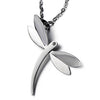 Lovely Dragonfly Pendant Necklace for for Ladies Stainless Steel with 20 Inches Chain - COOLSTEELANDBEYOND Jewelry