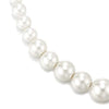 Simple White Pearls Statement Necklace Beads Chains, Dress Wedding Banquet - coolsteelandbeyond