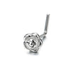 Stainless Steel Rose Flower Screw Nose Rings Studs Body Jewelry Piercing - COOLSTEELANDBEYOND Jewelry