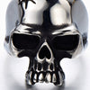Stainless Steel Mens Gothic Biker Jewelry Skull Ring Oxidized Black 29mm - coolsteelandbeyond